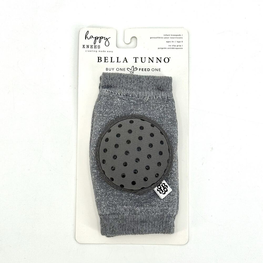 Bella Tunno Happy Knees Heathered Gray Kneepads Crawling Kneepads New!